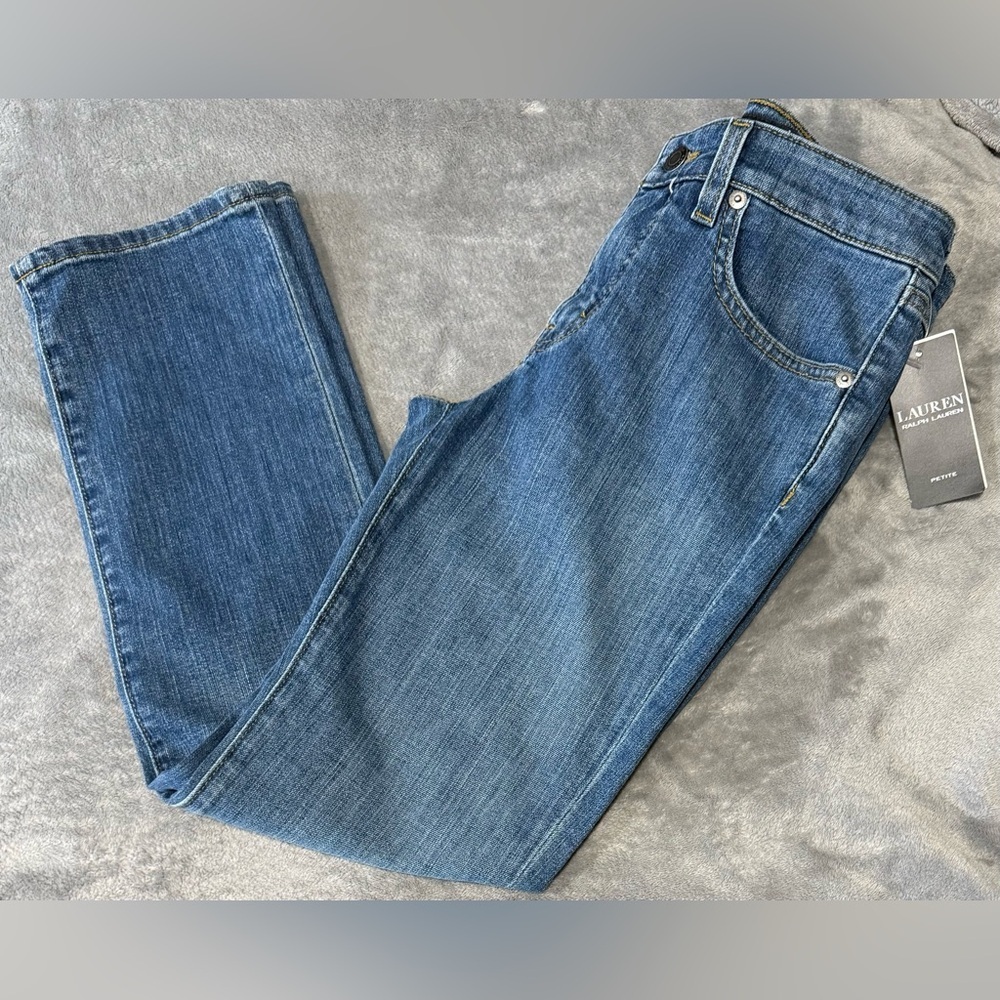 NWT Ralph Lauren Mid Rise Straight Leg Jeans - Picture 4 of 11